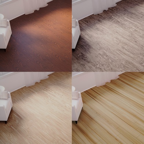 Vinyl floor plank tiles wood - floor,