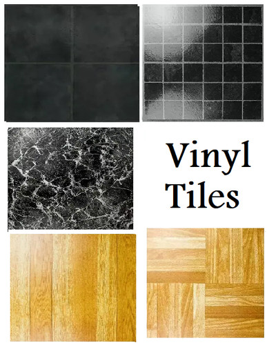 Vinyl floor tiles - vinyl,
