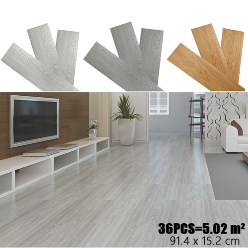 Floor planks tiles - 5m², grey