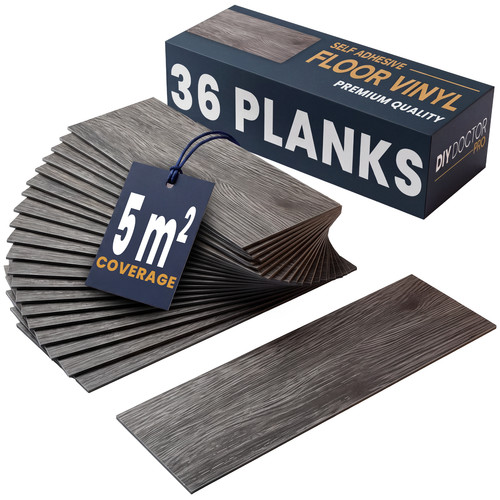 Vinyl floor tiles - vinyl, self